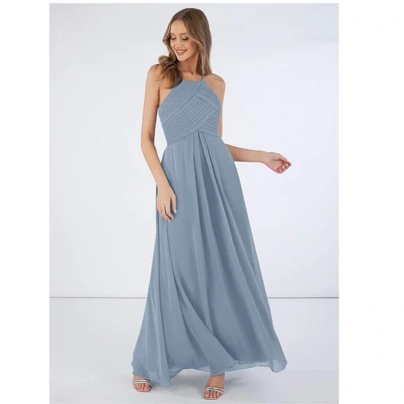 Dresses | Azazie Ginger Dress In Dusty Blue | Poshmark Dresses | Azazie Ginger Dress In Dusty Blue | Poshmark